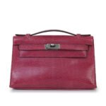 Kelly Pochette Fuchsia Lizard