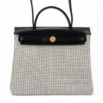 Herbag PM 31 Noir Ecru Vache Hunter Toile Quadrille canvas