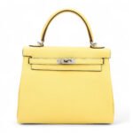 Kelly 25 Jaune Poussin Togo