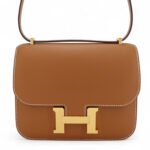 Constance Mini 19 Gold Epsom