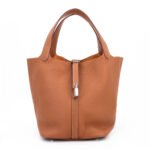 Picotin Lock MM Gold Clemence