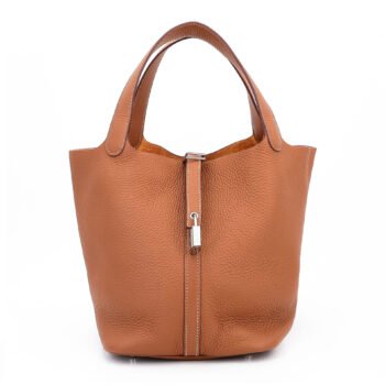 Picotin Lock MM Gold Clemence