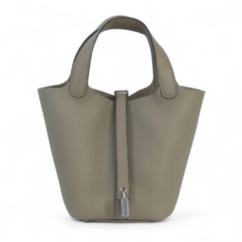 Picotin Lock PM Beige Marfa Clemence