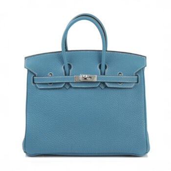 Birkin 25 Bleu Jean Togo
